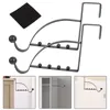 Hooks 2 Pcs Storage Hook Behind The Door Mosquetones De Seguridad Hanger For Towels Heavy Coat Over Carbon Steel Rack