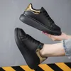 HBP Non-Brand Factory Sale Trend Casual Sports Shoes Men Sneakers Walking Shoes High-Top Black Fashion Sneakers