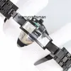 Automatisk klocka Frosting Mechanical Audemar APS 41mm Waterproof Fashion Business armbandsur Montre de Luxe Black