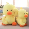 Little Yellow Duck Doll Plush Toys Söta fyllda djur Toy Kid Birthday Present Baby Funny Ducks Pillow3523285