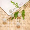 Decorative Flowers 1PC Dandelion Artificial Plants Bouquet Plastic Flower For Home Decoration Wedding Party Decor DIY Arrangement