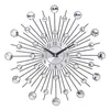 Horloges murales 33 cm montres rondes Mouvement de quartz Décor de cercle suspendu à la batterie artistique bijou alimentée pour le salon