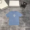 Tasarımcılar Milanos T-Shirt Kadın Çiçek Gömlekleri Bluz Tee Giyim Mektubu Baskı Kısa Gömlek Zarif Günlük Kıyafet Örme Örgü Lüks Polo Gömlek