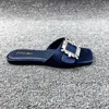 Slippers For Women Summer Wear Sandals Rhinestones African Plus Size