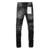 Purple Bxxxd Jeans with American High Street Paint Distressed