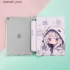 Étuis pour tablette PC Sacs Ghost Girl Case Compatible avec iPad 10,2 pouces 2021/2020 iPad 9e/8e génération Housse avec porte-stylo Prend en charge la mise en veille automatiqueY240321Y240321