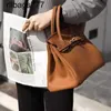 Echtes Leder Bk Designer Handtasche Handtasche für Damen Schultertasche handgefertigt