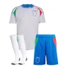 2024 İtalya Futbol Formaları Italia 24 25 Maglie Da Calcio Verratti Chiesa Gnonto Futbol Gömlek Scaca Immobile Pinamonti Erkek Çocuk Kiti Oyuncu Versiyonu Uzun Kollu