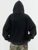 Kvinnors hoodies harajuku pullover känguru ficka för kvinnor tryckt huva tröja toppar avslappnad dragkammare hoodie topp