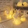 Party Decoration Easter Fairy Lights String Egg Morot Chick Led Garland Kids Bedroom Hanging Ornaments