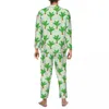 Men's Sleepwear Vector Radishes Pajama Sets Autumn Vegetable Trendy Home 2 Pieces Casual Loose Oversize Custom Suit Gift Idea