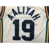 NCAA College 19 Aaliyah Bricklayers Jersey Hommes 1996 MTV Rock N Jock Maillots de basket-ball Aaliyah Uniform Team Couleur Blanc Livraison gratuite