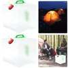 Water Bottles 2Pcs Folding Bag Large Capacity Portable Container Kettle Bucket (15L)
