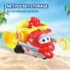 Zandspeelwaterplezier Super Wings Exclusieve 6-delige Jett-auto Zomerstrandset Emmers Auto Zandschep Mallen Hark Gieter Waterspeelspeelgoed voor kinderen 240321