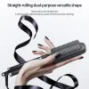 Irons Multifunctional 2 in 1 LCD Thermostatic Straighteners& Curling Iron Styling Tool Women Bling Hot Comb Straightener Brush Hair