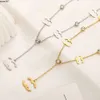 Gouden liefde hanger ketting 18k ketting sieraden cadeau nieuwe stijl roestvrij staal