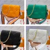 Diseñadores Mujeres Bolsa de cadena Cartera en la correa Bolso Bubblegram Hombro Crossbody Tote Carta Bordado Hobo Monederos Lady PU Po Che Tte Vintage Messenger Bolsas de sillín