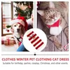 Hundebekleidung Weihnachtspullover Kleidung Rentierpullover Weihnachtsfeiertag für Hunde Welpen Kätzchen Katze (Rot XS)