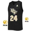 UCF Knights basketbalshirt 14 Michael Kalina 20 Poohpha Warakulnukroh 21 Nils Machowski 24 Jaylin Sellers 31 Thierno Sylla 2024 XII UCF Jerseys op maat gestikt