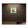 Hobbygereedschappen Prickly Pear Flower Home Decor Schilderijen Handgemaakte Kruissteek Borduren Handwerken Sets Geteld Afdrukken Op Canvas Dmc 14Ct Dhql1