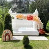 wholesale outdoor activities 13x13ft 4x4m commercial Bouncer Inflatable Wedding Bouncy Castle White Jump House For birthday anniversary party