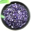 Statuette decorative 5-7mm 50g Naturale Pura Ametista Viola Cristallo di quarzo burattato Pietre sfuse Ghiaia Cristalli Reiki