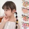 ヘアアクセサリー韓国語10/20pcsセットガールズバンドかわいい漫画のネクタイエラスティックロープ子供ポニーテールホルダー