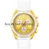 Chronograph Superclone Watch O Luksusowe zegarki projektanta mody M e gra na rękę „Listowanie skóry klasyczny wodoodporny Top luksur 35