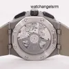Designer AP Wristwatch Royal Oak 26420SO Chronograph Elephant Grey Men's Watch Steel Ceramic Ring Automatic Machinery Swiss Luxury Watches Full Diameter 43mm