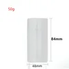 30g 50g 75g Deodorant Container Cosmetic Lotion Fondation Bar Empty Package Plastic Transparent Solid Glue Tube