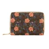 Porte-cartes en cuir de liège pour femmes, 50 pièces, imprimé fleur de la côte bleue, portefeuille court, Style mixte, DHL