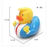 Outros suprimentos de festa de evento criativo pvc trump patos banho flutuante brinquedo de água engraçado brinquedos presente entrega gota casa jardim festivo ot1ar