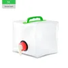 Waterflessen 2 stuks opvouwbare tas grote capaciteit draagbare container waterkoker emmer (15L)