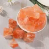 Face Massager 100g Natural Stone Orange Salt Treatment Stone Natural Stone Crystal Home Decoration Specification 240321