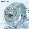 Girls Electronic Watch, Girls Middle and High School Style Instagram Versione coreana, Temperamento minimalista, Boys Sports Wateroproof Watch