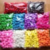 Decoração de festa 20pcs 3cm multicolor sepak takraw rattan bola decoração de aniversário decorações de casamento natal casa artesanato ornamento brinquedos de bebê