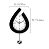 Wall Clocks Clock Water Drop Shaped Battery Operated Silent Elegant For Living Room Patio School