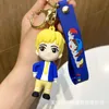 Ciondolo portachiavi antiproiettile della lega giovanile New Fashion Bag Car BTS Doll Portachiavi in silicone