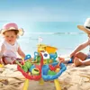 サンドプレイファンビーチのおもちゃセットサンドプレー砂場おもちゃの水道テーブルビーチビーチプレイアクティビティテーブル