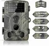 Hunting Trail Cameras Caméra de chasse 24MP 2.7K, vision nocturne, étanche, piège photo, surveillance sans fil de la faune, HC802A Q240321