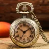 Lovely Mini Size Small Pocket Watch Classic Antique Quartz Analog Watches Clock for Men Women Kids Necklace Pendant Chain Gift206w