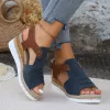 Sandalet Retro Kadın Platform Sandalet 2023 Sıcak Satış Modern Sandalet Kadınlar Sandalet Yaz Elbise Sandalet Kadınlar için Peep Toe Ayakkabı Kadınlar İçin