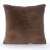Cuscino accogliente fodera in pelliccia 45x45 cm super morbido decorativo per divano decorazioni per la casa soggiorno peluche federa pelosa camera da letto