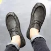 Casual schoenen Herenloafers Driving Fisherman Hand gestikt zacht bodemoppervlak