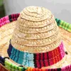 Abbigliamento per cani popetpop 1pc hat sombrero cappello divertente costume decorazioni messicane estate (perle a corda di cotone regolabile