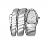 U1 Toppkvalitet AAA Designer Brand Watch Women Ladies Snake Shape Diamond Style Watches Luxury Rostfritt Steel Band Quartz Clock Fashion Montre de Luxe Arm Wristwatches