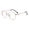 Sunglasses Frames Round Women Memory Metal Glasses Men Optical Eyeglasses Flexible Vintage Gold Pink Spectacles Retro Eyewear