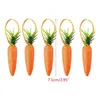 Party Decoration 15/30pcs Easter Carrot Decorations DIY Craft Artificial Vegetables For Ornament