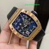 RM Watch Movement Watch Nice Watch RM010 Men's Watch RM010 Rose Gold Automatic Mechanical Hollow Out Business Casual Watch