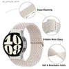 Watch Bands 20mm/22mm Band suitable for Samsung Galaxy 4/5/6/5 Pro/6 Classic/ear s3/active 2 woven single loop bracelet Huawei GT 2e 3 4 straps Y240321